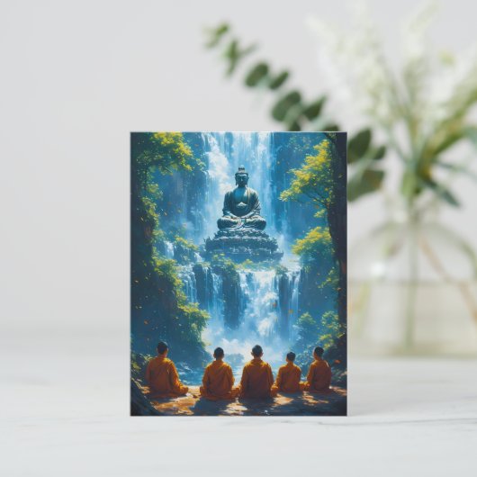Serenity of the Five Monks Briefkaart (Staand voorkant)