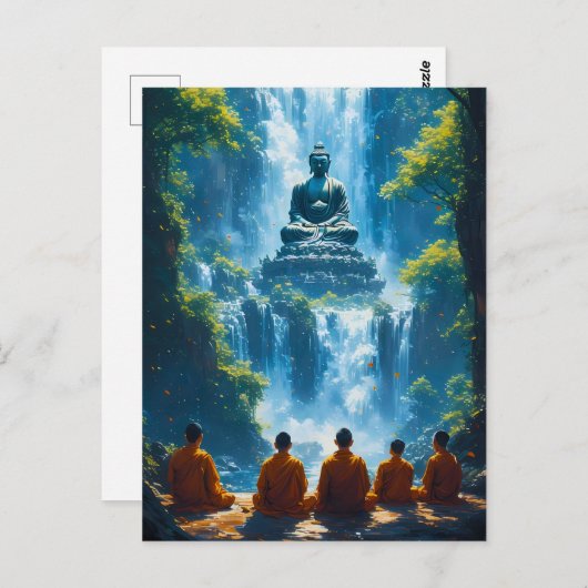 Serenity of the Five Monks Briefkaart (Voorkant / Achterkant)