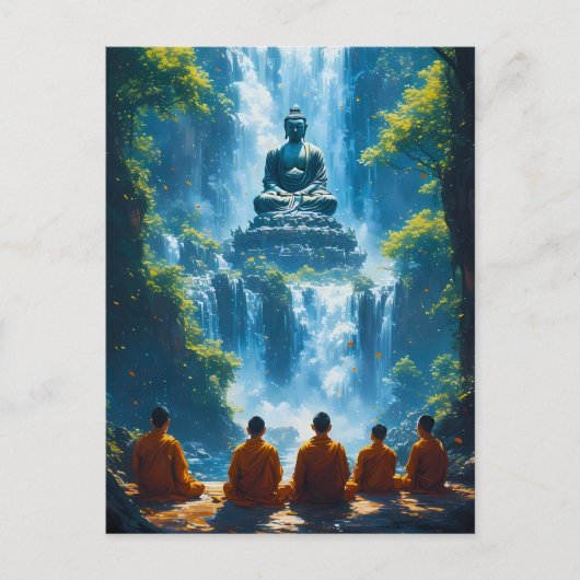 Serenity of the Five Monks Briefkaart (Voorkant)