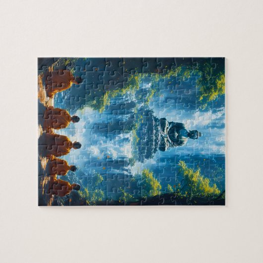 Serenity of the Five Monks Legpuzzel (Horizontaal)