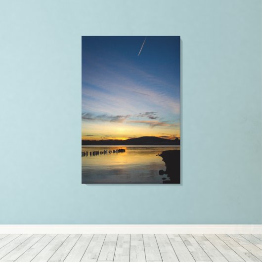 Serenity onder canvas afdruk (Insitu (Houten vloer))