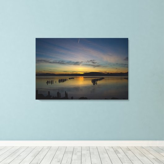 Serenity onder Landschap Canvas Afdruk (Insitu (Houten vloer))