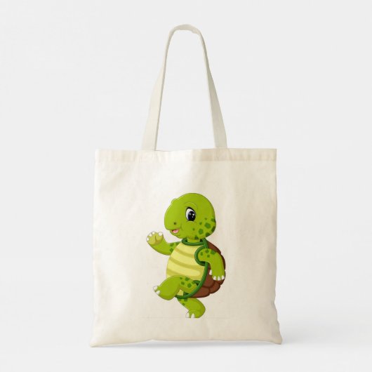 Serenity-ontwerp van schildpad tote bag (Achterkant)