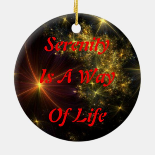 Serenity Ornament (Achterkant)