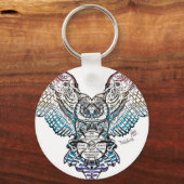 Serenity Owl Sleutelhanger (Voorkant)