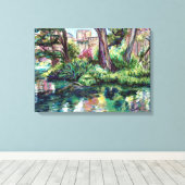 "Serenity" Palace of Fine Arts Wrapped Canvas Afdruk (Insitu (Houten vloer))