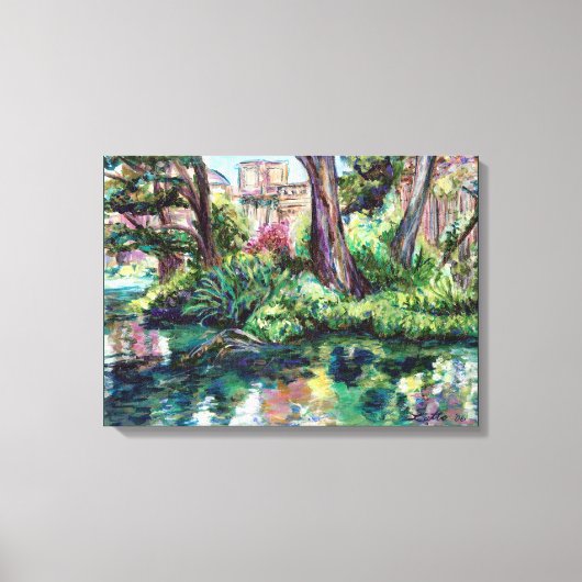 "Serenity" Palace of Fine Arts Wrapped Canvas Afdruk (Voorkant)