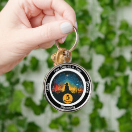 Serenity Persoonlijk Nuchterheidsmijlpaal Cadeau Sleutelhanger