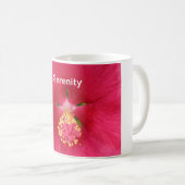 Serenity Pink Hibiscus Coffee Mok (Voorkant rechts)