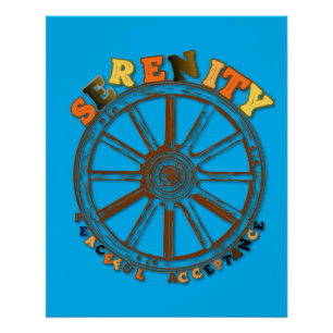 Serenity - Poster van Vreedzame Aanvaarding