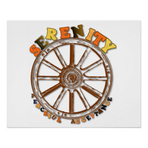 Serenity - Poster voor Vreedzame Aanvaarding
