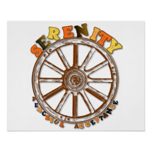 Serenity - Poster voor Vreedzame Aanvaarding