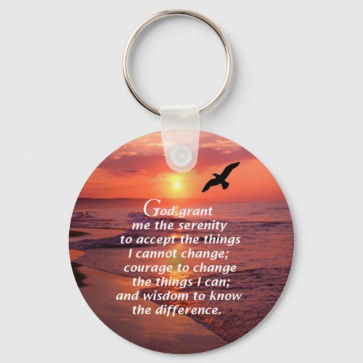 Serenity Prayer 3 Sleutelhanger (Voorkant)