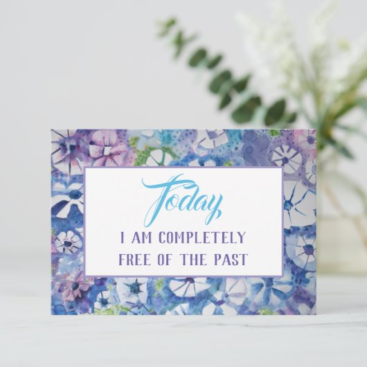 Serenity Prayer Affirmatie Meditatie Kaart (Staand voorkant)