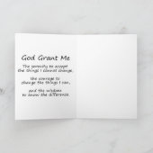 Serenity Prayer Angel Art Greeting of Note Cards Kaart (Binnen)