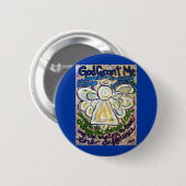 Serenity Prayer Angel Art Painting Button (Voorkant /achterkant)