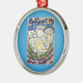 Serenity Prayer Angel Art Painting Ornament Charm. (Links)