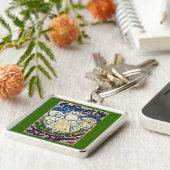 Serenity Prayer Angel Art Painting Sleutelhanger (Zijkant)