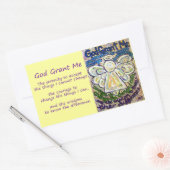 Serenity Prayer Angel Art Painting Stickers (Envelop)