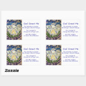 Serenity Prayer Angel Art Painting Stickers (Vel)
