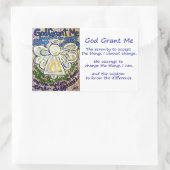 Serenity Prayer Angel Art Painting Stickers (Tas)