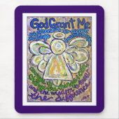 Serenity Prayer Angel Mousepad Muismat (Voorkant)