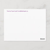 Serenity Prayer Angel Painting Art Briefkaarten (Achterkant)