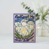 Serenity Prayer Angel Painting Art Briefkaarten (Staand voorkant)