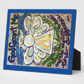 Serenity Prayer Angel Painting Art Plaque Fotoplaat (Zijkant)