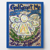 Serenity Prayer Angel Painting Art Plaque Fotoplaat (Voorkant)