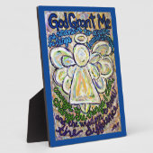 Serenity Prayer Angel Painting Art Plaque Fotoplaat (Zijkant)