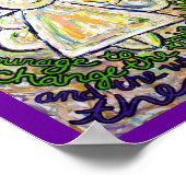 Serenity Prayer Angel Painting Art Poster (klein) (Hoek)