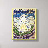 Serenity Prayer Angel Painting Art Print (Small) (Voorkant)