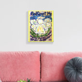 Serenity Prayer Angel Painting Art Print (Small) (Insitu (Woonkamer))