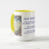 Serenity Prayer Angel Painting Mok of Cup (Voorkant links)