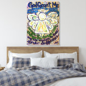Serenity Prayer Angel Painting Wrapped Canvas Art (Insitu (Slaapkamer))