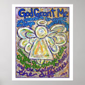 Serenity Prayer Angel Poster (White Edge) (Voorkant)