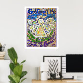Serenity Prayer Angel Poster (White Edge) (Thuiskantoor)