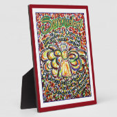 Serenity Prayer Angel (Spaans schilderkunst Plaque Fotoplaat (Zijkant)