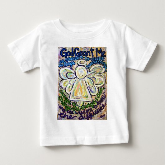 Serenity Prayer Angel T-shirt (Double Angels) (Voorkant)