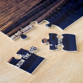 Serenity Prayer - Beach Sunset Jigzaag Puzzle Legpuzzel (Zijkant)