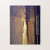 Serenity Prayer - Beach Sunset Jigzaag Puzzle Legpuzzel (Verticaal)