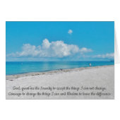 Serenity Prayer Beachscape (Voorkant Horizontaal)