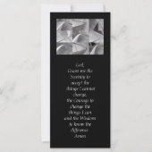 Serenity Prayer Black en White Geometric Design (Voorkant)