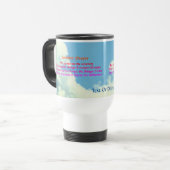 Serenity Prayer Blue Sky Inspirerend Reisbeker (Voorkant links)