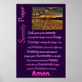 Serenity Prayer BoardWay Poster (Voorkant)