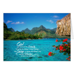 Serenity Prayer & Bora Bora