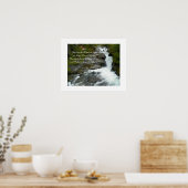 Serenity Prayer Bos Waterval Fotografisch Poster (Keuken)