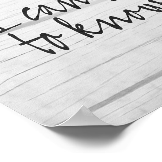 Serenity Prayer - Bounce Calligraphy Script Modern Poster (Hoek)