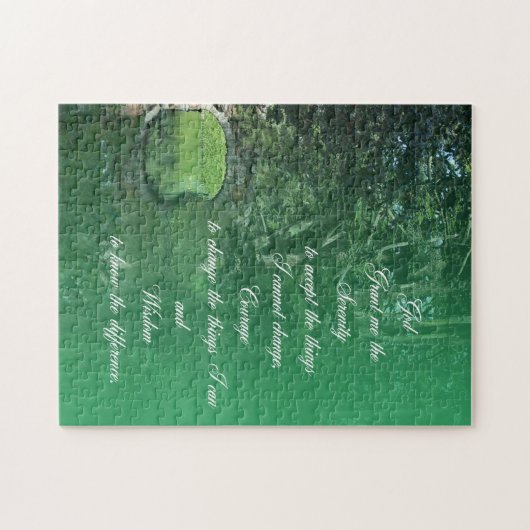 Serenity Prayer Bridge Legpuzzel (Horizontaal)